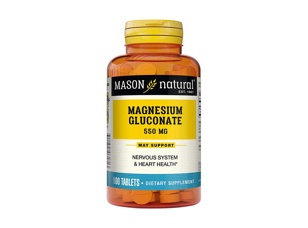 Mason Magnesium Gluconate (550Mg) Tab