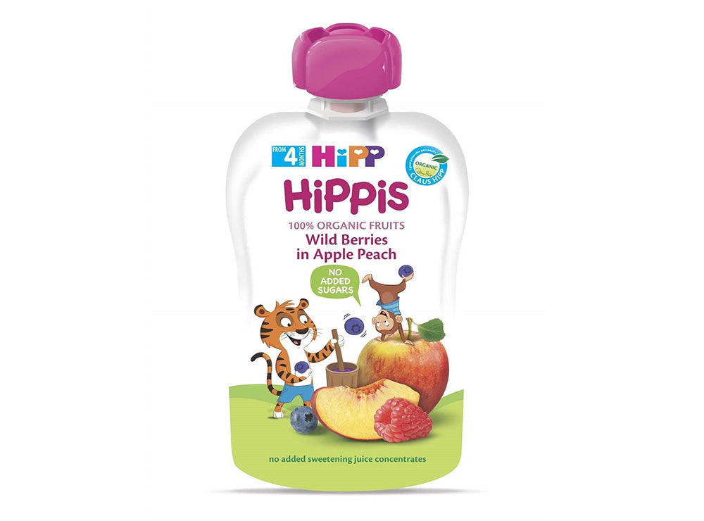 Hipp Pouch Wild Berries In Apple