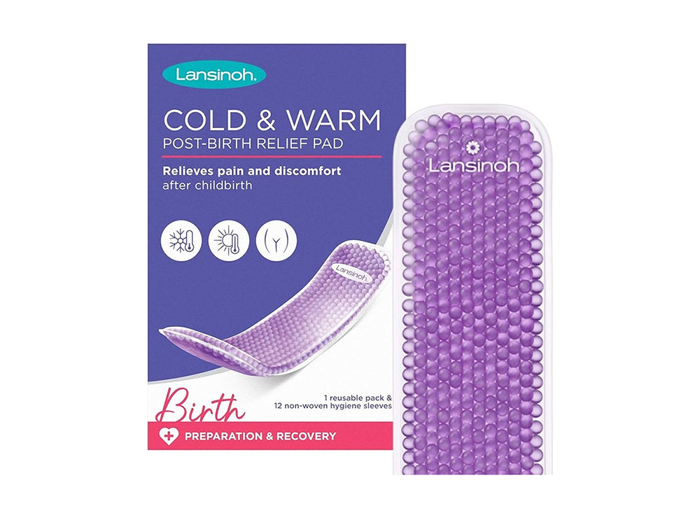 Lansinoh Cold And Warm Post-Birth Relief Pad X 12