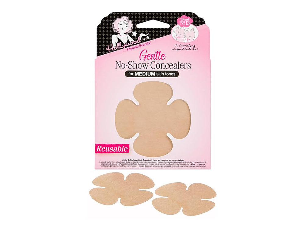 Hollywood Reusable Noshow Concealers Medium Skin Pairs