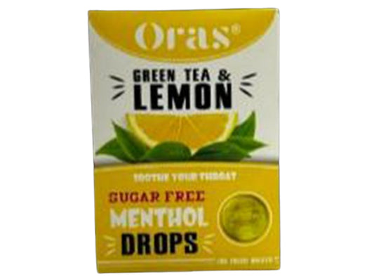 Oras Sugar Free Green Tea & Lemon