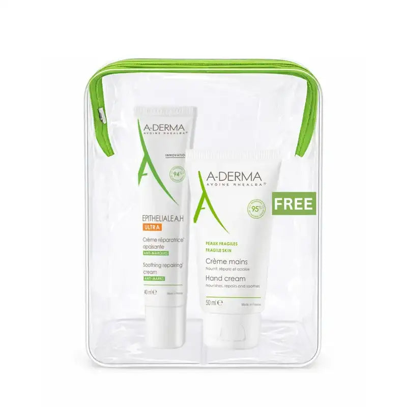 A-DERMA BAG EPITHELIALE + HAND & NAIL CREAM FREE