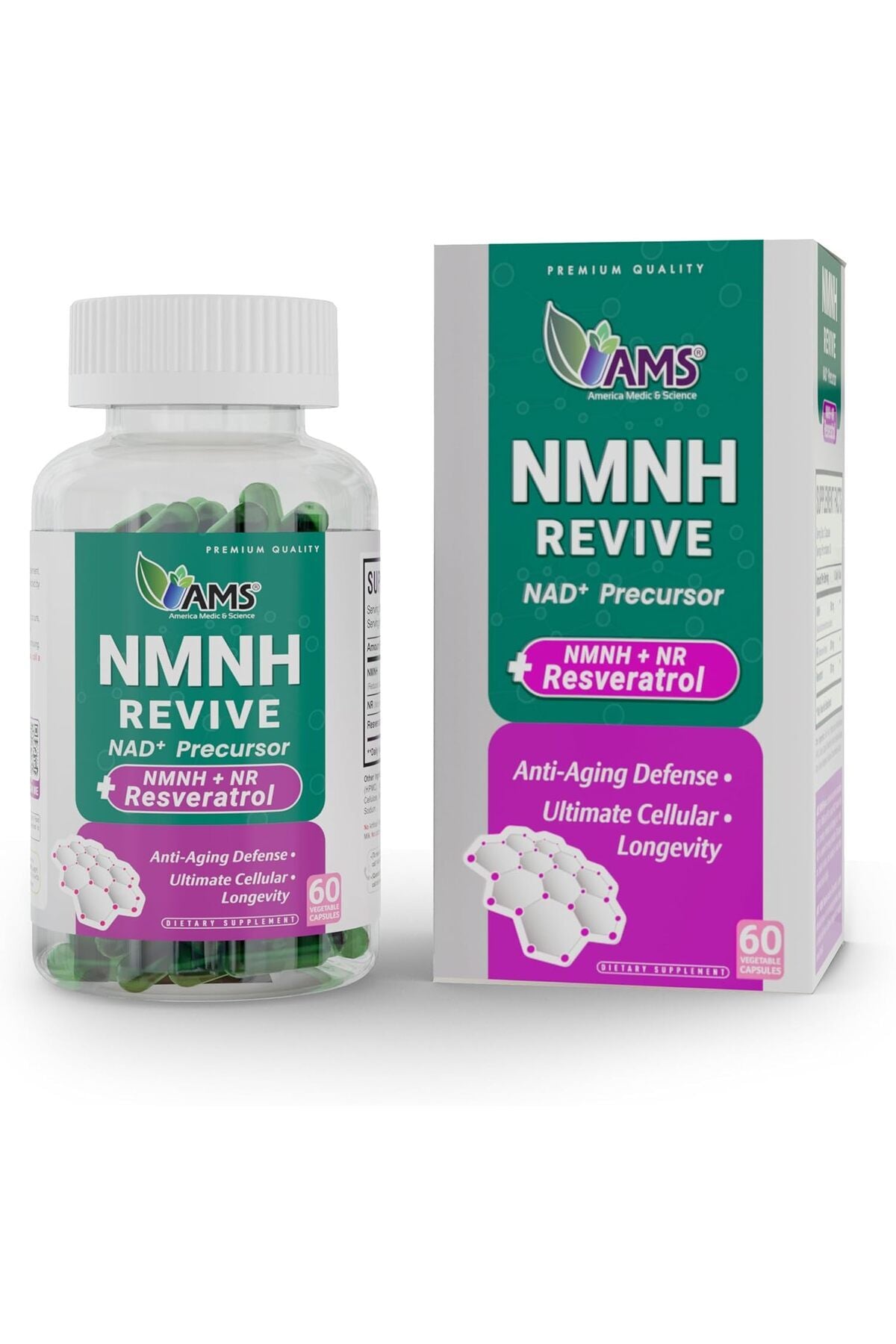 AMS NMNH REVIVE NAD+ CAP X 60