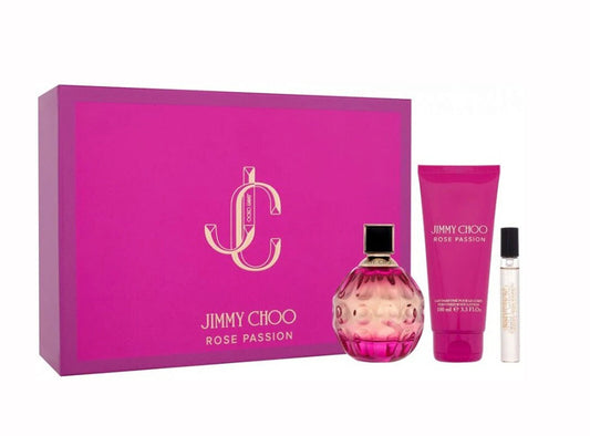 P/Coffret Jimmy Choo Rose Passion For Women