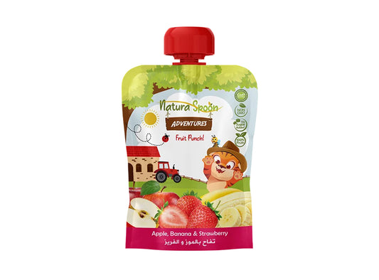 Natura Pouch Apple Banana & Strawberry