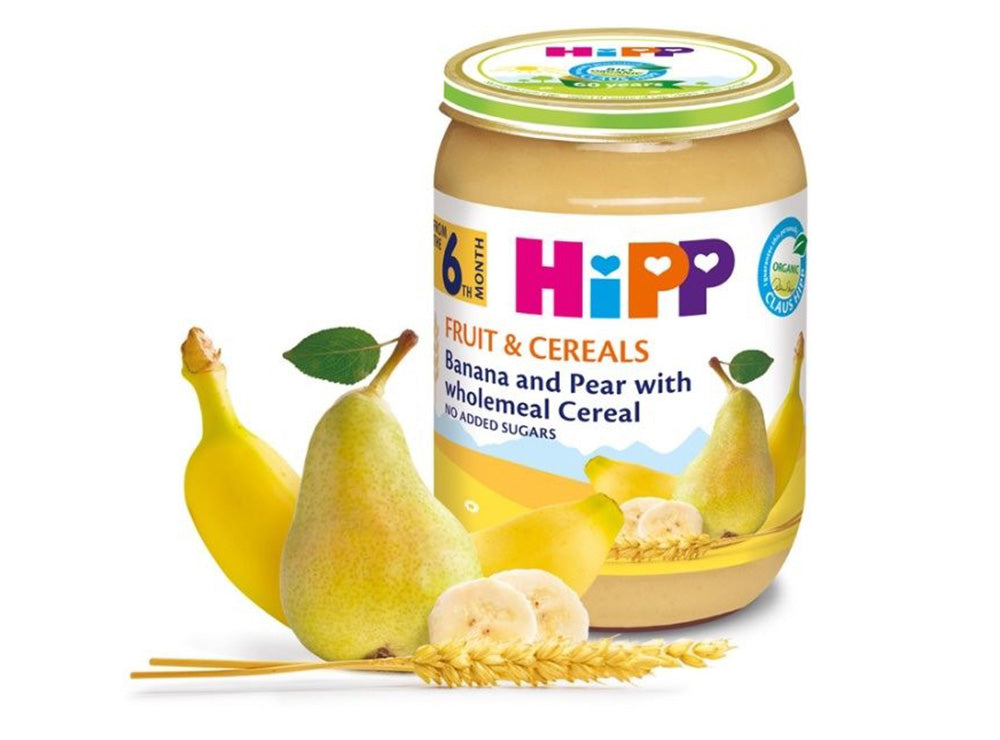 Hipp Fruit & Cereals Banana & Pear W Cereal