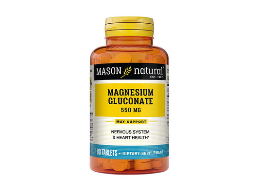 Mason Magnesium Gluconate (550Mg) Tab