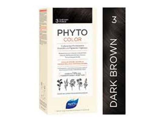 Phyto Hair Color Dark Brown 3