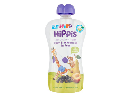 Hipp Pouch Plum Blackcurrant  In Pear