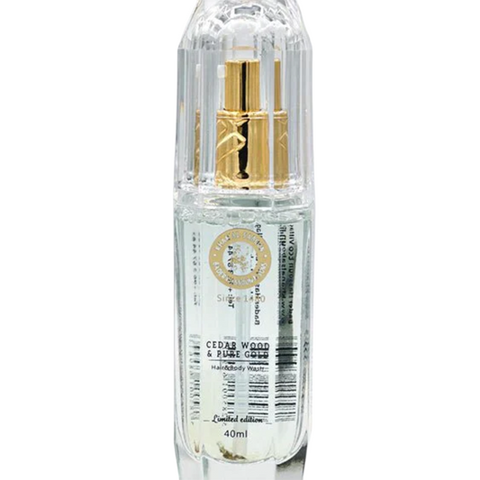 Khan El Saboun Cedar Wood & Pure Gold Hair & Body Wash