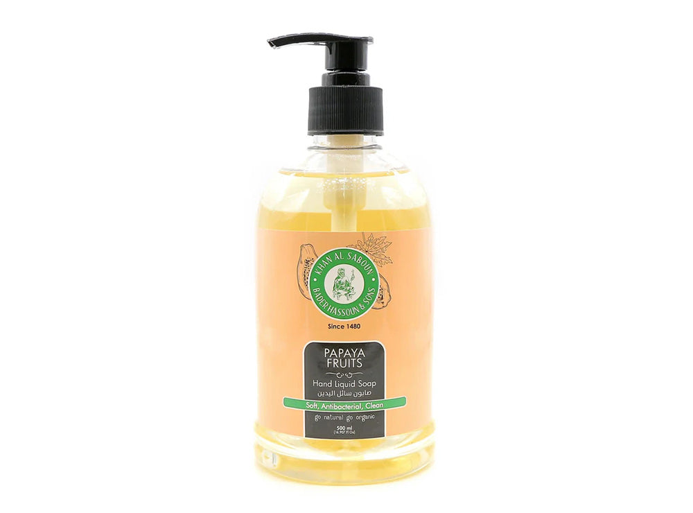 Khan El Saboun.Liquid Soap Papaya Fruits