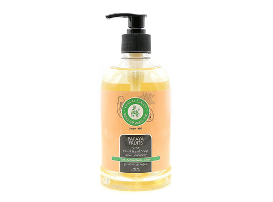 Khan El Saboun.Liquid Soap Papaya Fruits
