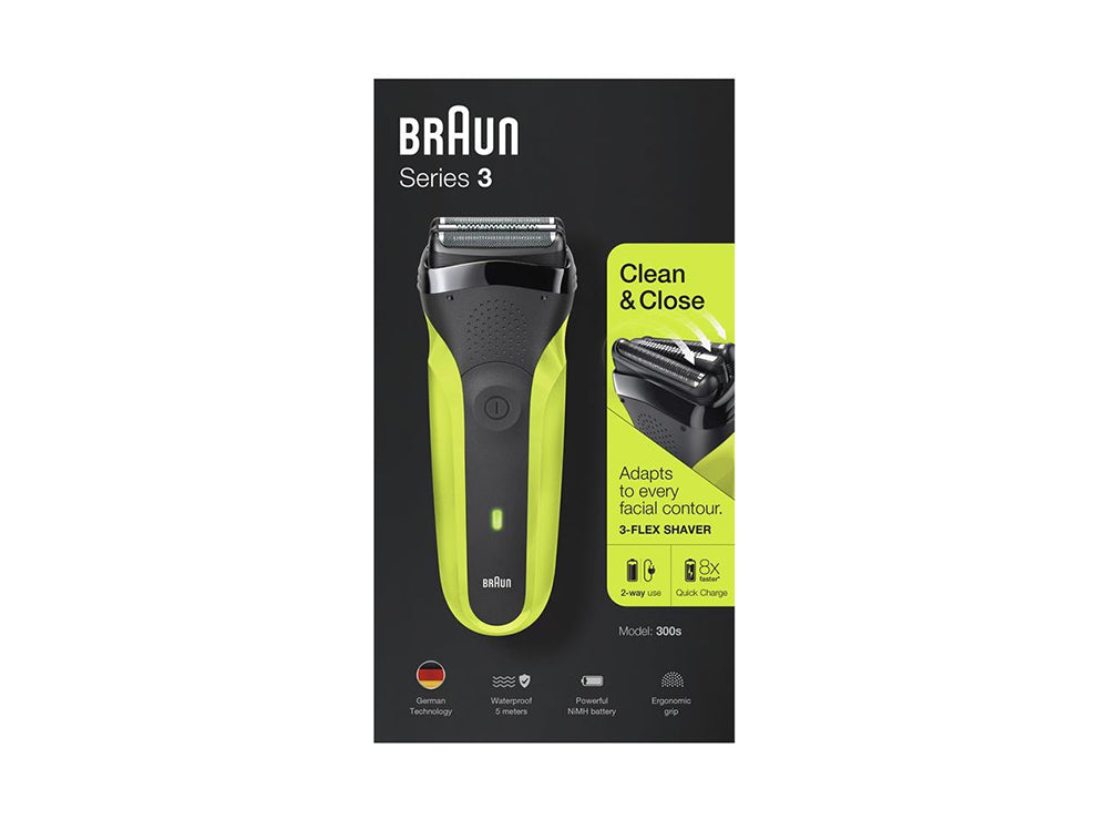 Braun Series 3 Clean & Close Shaver 300S