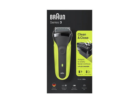 Braun Series 3 Clean & Close Shaver 300S