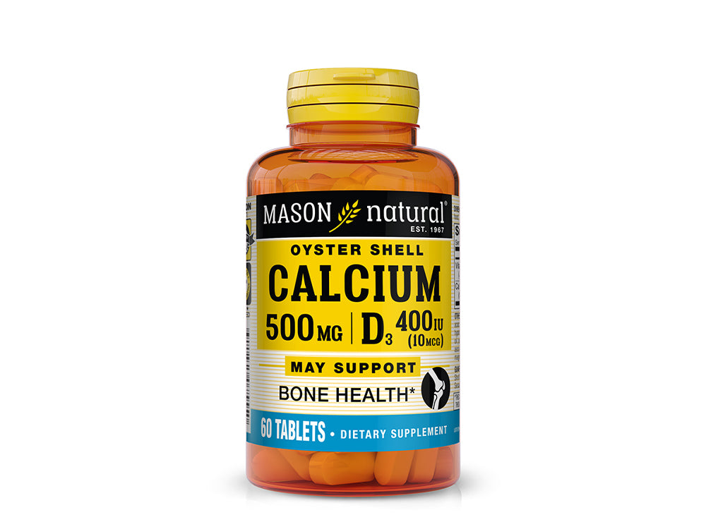 Mason Oyster Shell Calcium (500Mg) +Vit D3