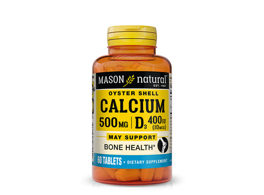 Mason Oyster Shell Calcium (500Mg) +Vit D3