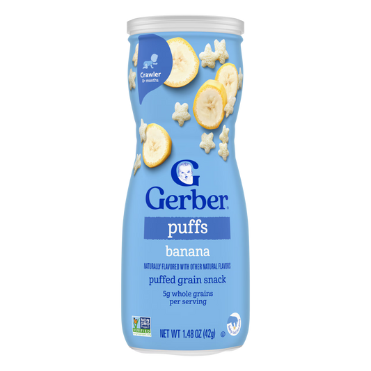 GERBER PUFFS BANANA 42G