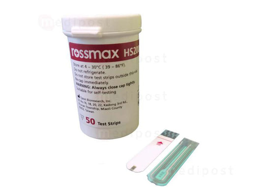 Rossmax Blood Glucose Test Strips X 50 Hs210