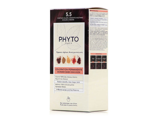 Phyto Hair Color Light Mahogany Brown 5.5