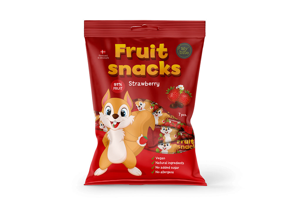 My Bite Frugt Snacks Strawberry Sticks