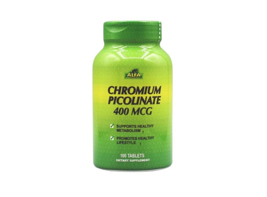 Alfa Chromium Picolinate 400 Mg
