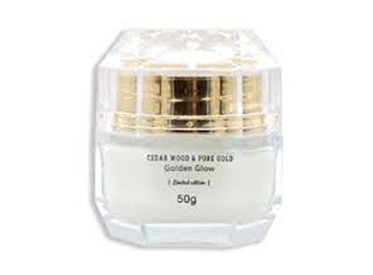 Khan El Saboun Cedar Wood & Pure Gold Golden Glow Face Cream