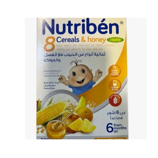 Nutriben 8 Cereals Honey & Fiber