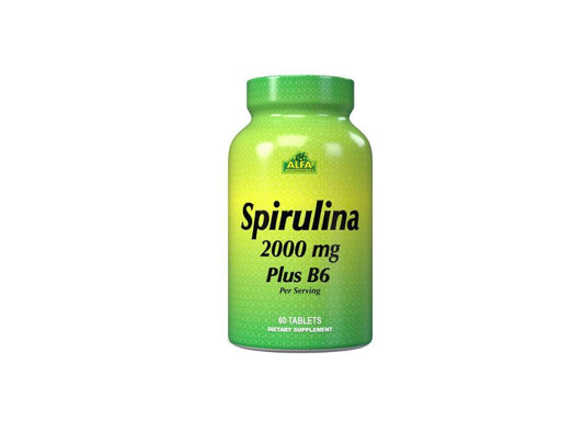 Alfa Spirulina 2000mg + B6