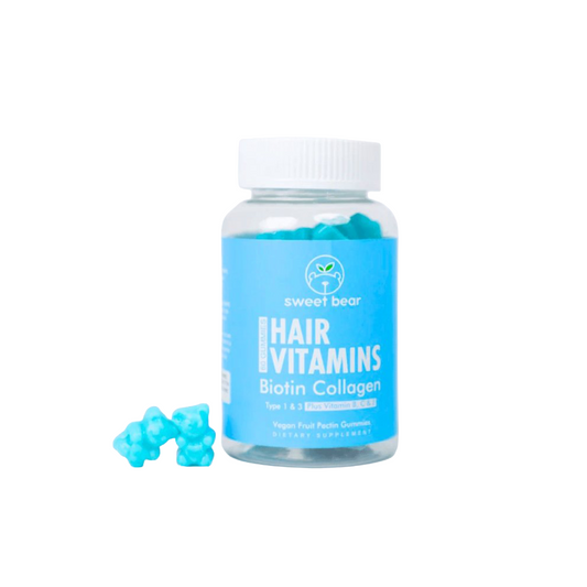 Sweet Bear Hair Vitamins Biotin Collagen Gum