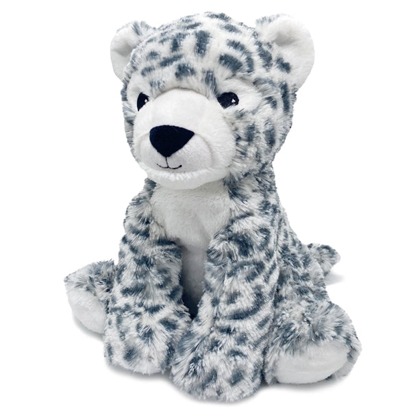 J WARMIES PLUSH SNOW LEOPARD CP-LEO-2 MICROWAVABLE