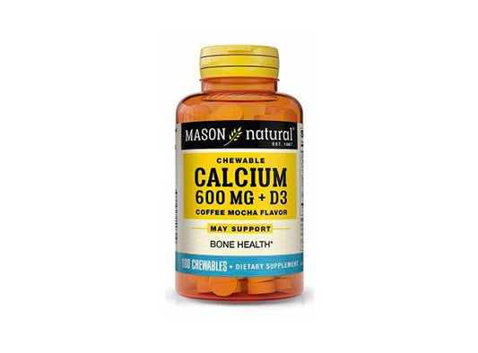 Mason Calcium 600Mg + Vitamin D3 Chewable T