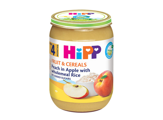 Hipp Peach In App W Rice