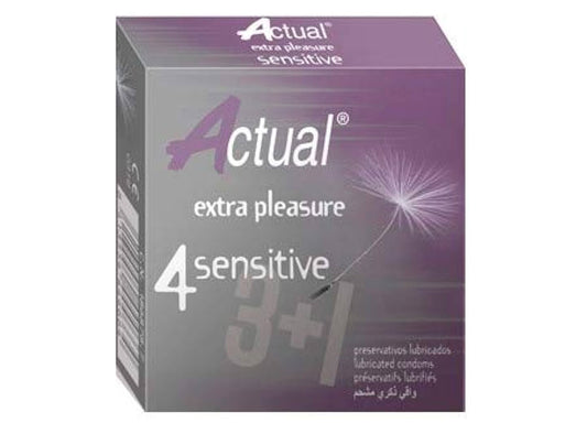 Actual Condom Extra Pleasure Sensitive