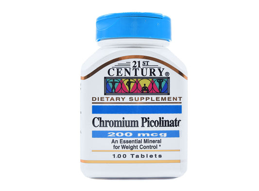 21St Century Chromium Picolinate 200Mcg