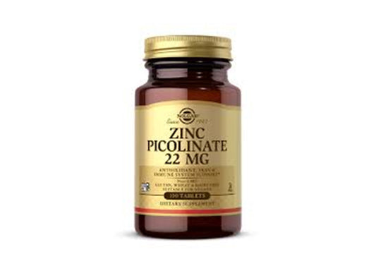 Solgar Zinc Picolinate 22MG