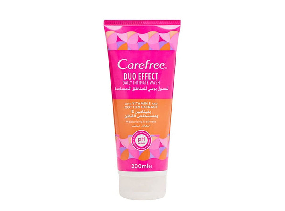 Carefree Duo Effect Daily Intimate Wash Cotton