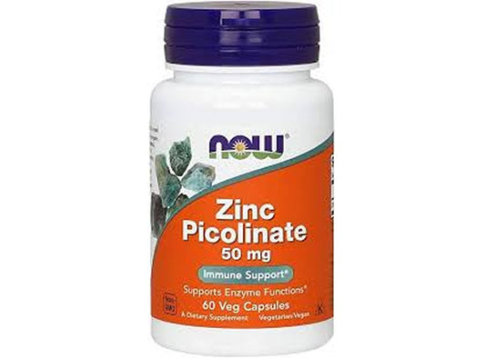 Now Zinc Picolinate 50Mg Cap
