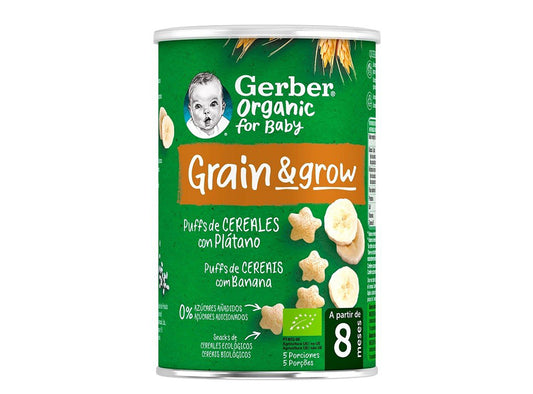 Gerber Org Nutripuffs Banana