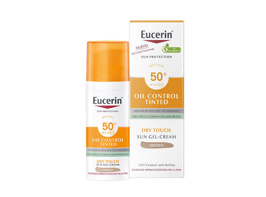 Eucerin Ecran Spf50+ Gel-Cr Dry Touch Teinted Medium